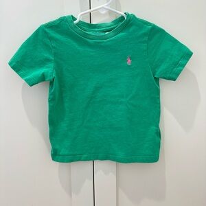 Ralph Lauren Vibrant Green Kids Tee